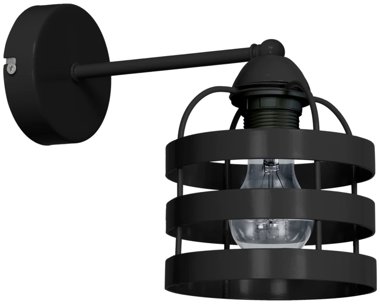 Kinkiet LARS BLACK 1xE27 MLP797 Milagro