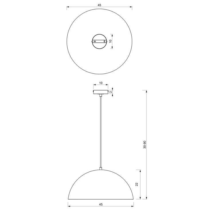 Lampa sufitowa wisząca Industrialna Loft BETA BLACK/GOLD 1xE27 45cm MLP7973 Milagro nowoczesna oprawa oświetleniowa metal żyrandol do Kuchni Jadalni nad stół blat wyspę czarny czarna złoty złota czarno złota zwis Inspiracje Premium