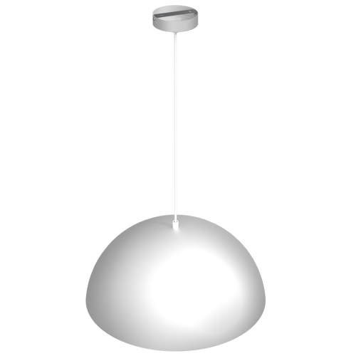 Lampa sufitowa wisząca Industrialna Loft BETA WHITE/GOLD 1xE27 45cm MLP7974 Milagro nowoczesna oprawa oświetleniowa metal żyrandol do Kuchni Jadalni nad stół blat wyspę biały biała złoty złota biało złota zwis Inspiracje Premium