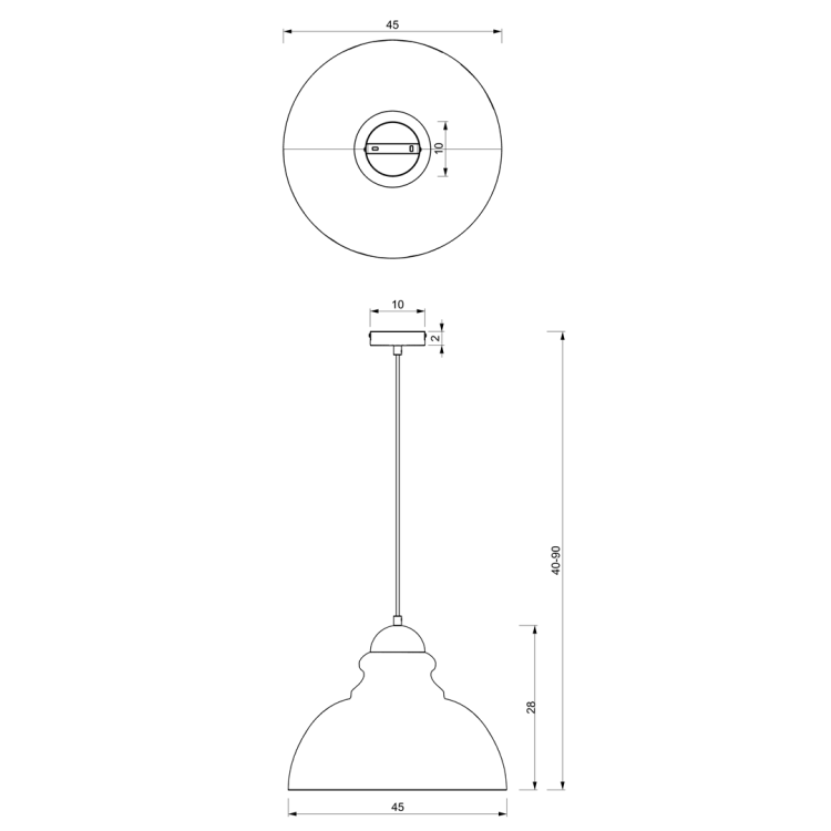Lampa wisząca CORIN GREEN 1xE27 MLP7983 Milagro