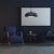 Lampa wisząca LINCOLN BLUE/GOLD 1xE27 35cm MLP8033 Milagro