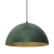 Lampa sufitowa wisząca Industrialna Loft BETA GREEN/GOLD 1xE27 35cm MLP8286 Milagro nowoczesna oprawa oświetleniowa metal żyrandol do Kuchni Jadalni nad stół blat wyspę zielony zielona złoty złota zielono złota zwis Inspiracje Premium