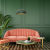 Lampa sufitowa wisząca Industrialna Loft BETA GREEN/GOLD 1xE27 45cm MLP8287 Milagro nowoczesna oprawa oświetleniowa metal żyrandol do Kuchni Jadalni nad stół blat wyspę zielony zielona złoty złota zielono złota zwis Inspiracje Premium