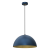 Lampa sufitowa wisząca Industrialna Loft BETA NAVY BLUE/GOLD 1xE27 35cm MLP8288 Milagro nowoczesna oprawa oświetleniowa metal żyrandol do Kuchni Jadalni nad stół blat wyspę granatowy granatowa złoty złota granatowo złota zwis Inspiracje Premium
