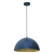 Lampa sufitowa wisząca Industrialna Loft BETA NAVY BLUE/GOLD 1xE27 35cm MLP8288 Milagro nowoczesna oprawa oświetleniowa metal żyrandol do Kuchni Jadalni nad stół blat wyspę granatowy granatowa złoty złota granatowo złota zwis Inspiracje Premium