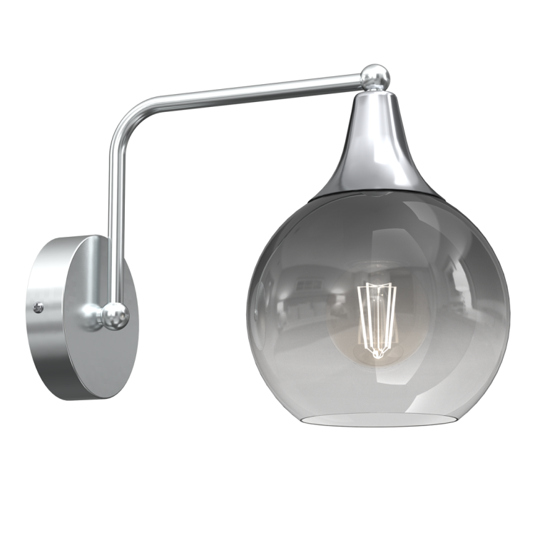 Kinkiet MONTE SILVER 1xE27 MLP8319 Milagro