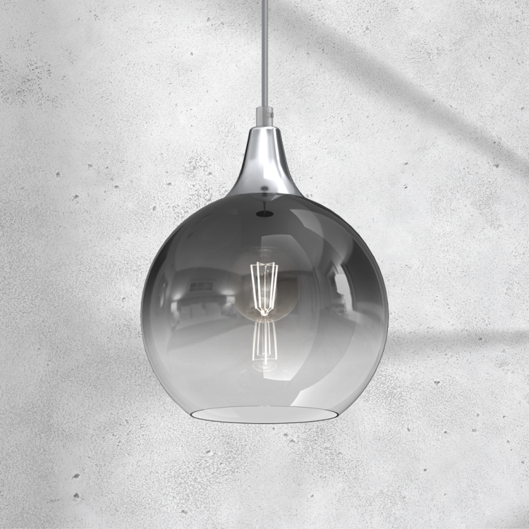 Lampa wisząca MONTE SILVER fi 200 1xE27 MLP8320 Milagro