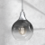 Lampa wisząca MONTE SILVER fi 150 1xE27 MLP8321 Milagro