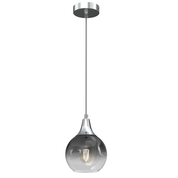 Lampa wisząca MONTE SILVER fi 150 1xE27 MLP8321 Milagro