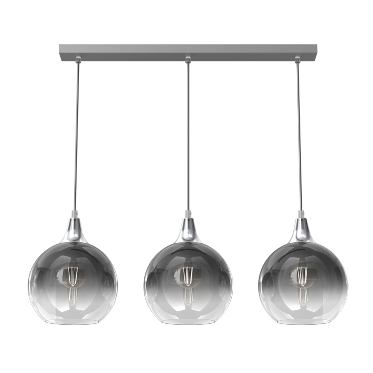 Lampa wisząca MONTE SILVER 3xE27 MLP8322 Milagro