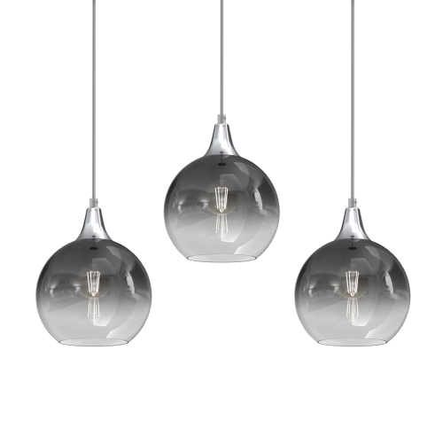 Lampa wisząca MONTE SILVER 3xE27 MLP8322 Milagro