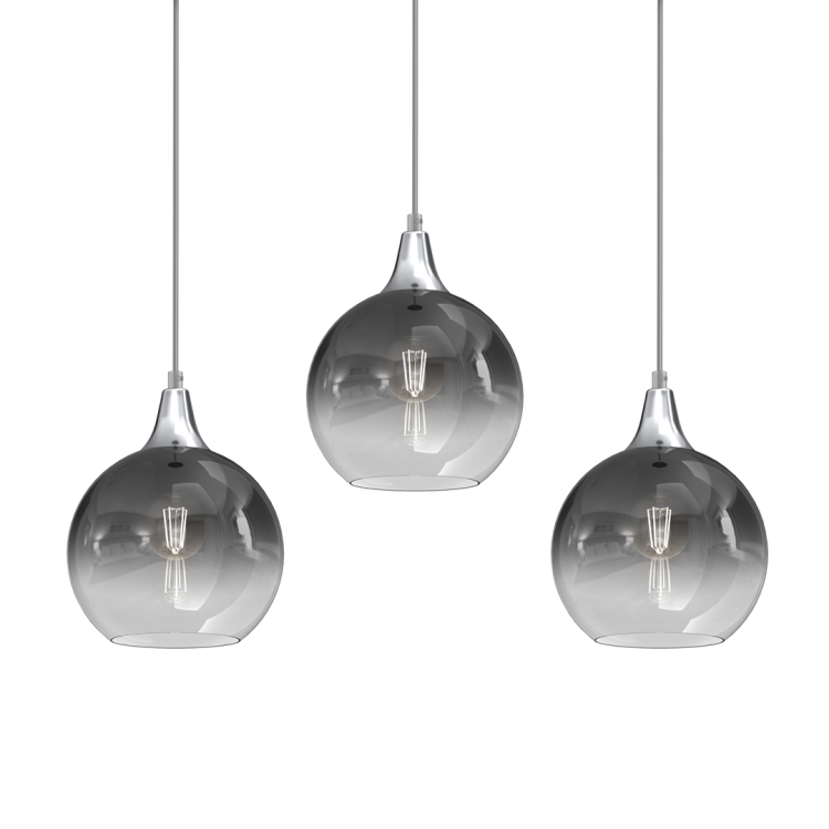 Lampa wisząca MONTE SILVER 3xE27 MLP8322 Milagro