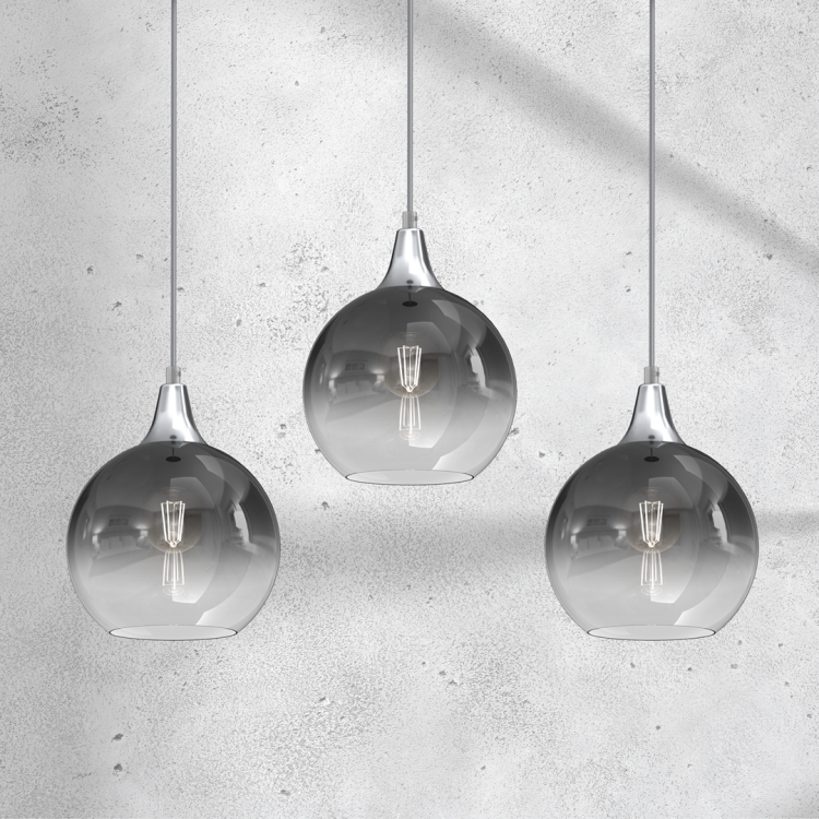 Lampa wisząca MONTE SILVER 3xE27 MLP8322 Milagro