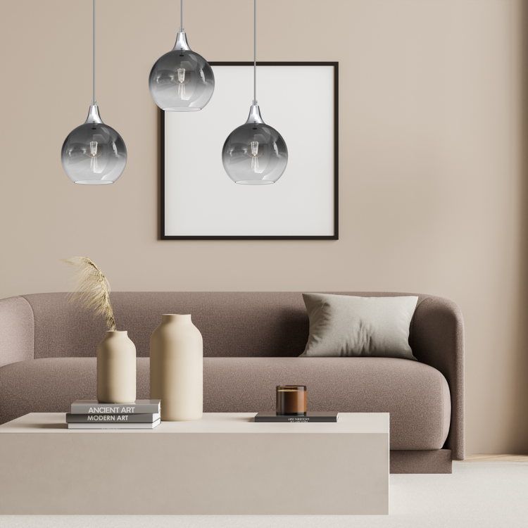 Lampa wisząca MONTE SILVER 3xE27 MLP8322 Milagro