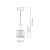 Lampa wisząca CRISTAL 1xE27 MLP8360 Milagro