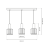 Lampa wisząca CRISTAL 3xE27 MLP8361 Milagro