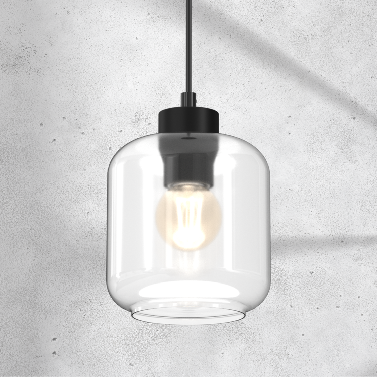 Lampa wisząca SOMBRA CLEAR 1xE27 MLP8367 Milagro