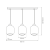 Lampa wisząca SOMBRA MIX 3xE27 MLP8368 Milagro