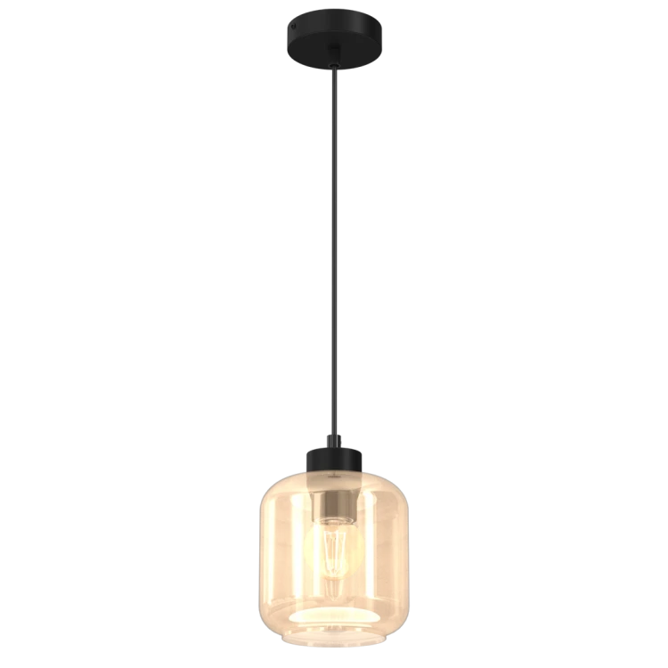 Lampa wisząca SOMBRA AMBER 1xE27 MLP8370 Milagro