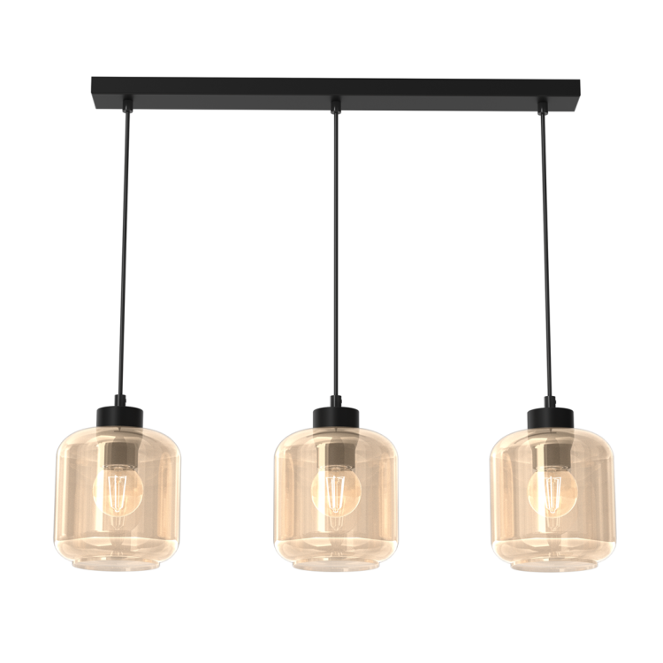 Lampa wisząca SOMBRA AMBER 3xE27 MLP8371 Milagro