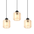Lampa wisząca SOMBRA AMBER 3xE27 MLP8371 Milagro