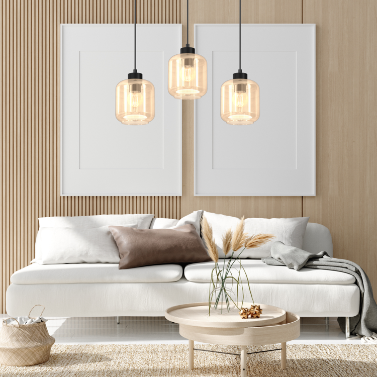 Lampa wisząca SOMBRA AMBER 3xE27 MLP8371 Milagro
