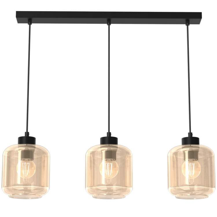 Lampa wisząca SOMBRA AMBER 3xE27 MLP8371 Milagro