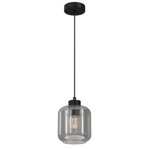 Lampa wisząca SOMBRA SMOKED 1xE27 MLP8373 Milagro