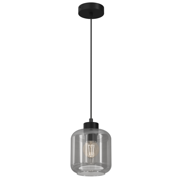 Lampa wisząca SOMBRA SMOKED 1xE27 MLP8373 Milagro