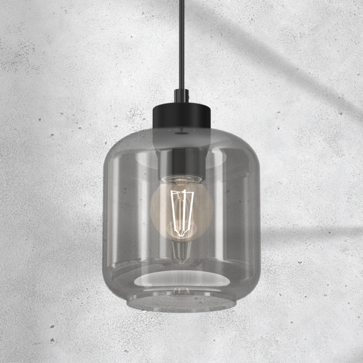 Lampa wisząca SOMBRA SMOKED 1xE27 MLP8373 Milagro