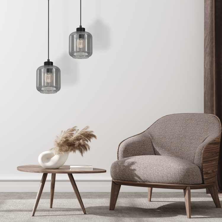 Lampa wisząca SOMBRA SMOKED 1xE27 MLP8373 Milagro
