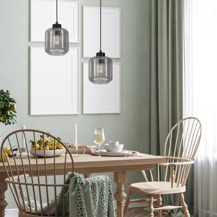 Lampa wisząca SOMBRA SMOKED 1xE27 MLP8373 Milagro