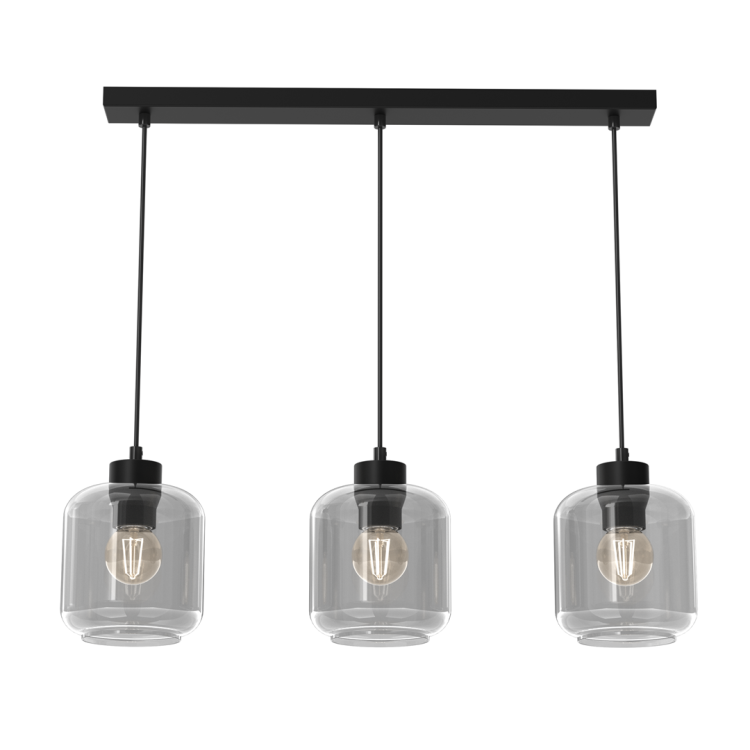 Lampa wisząca SOMBRA SMOKED  3xE27 MLP8374 Milagro