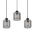 Lampa wisząca SOMBRA SMOKED  3xE27 MLP8374 Milagro