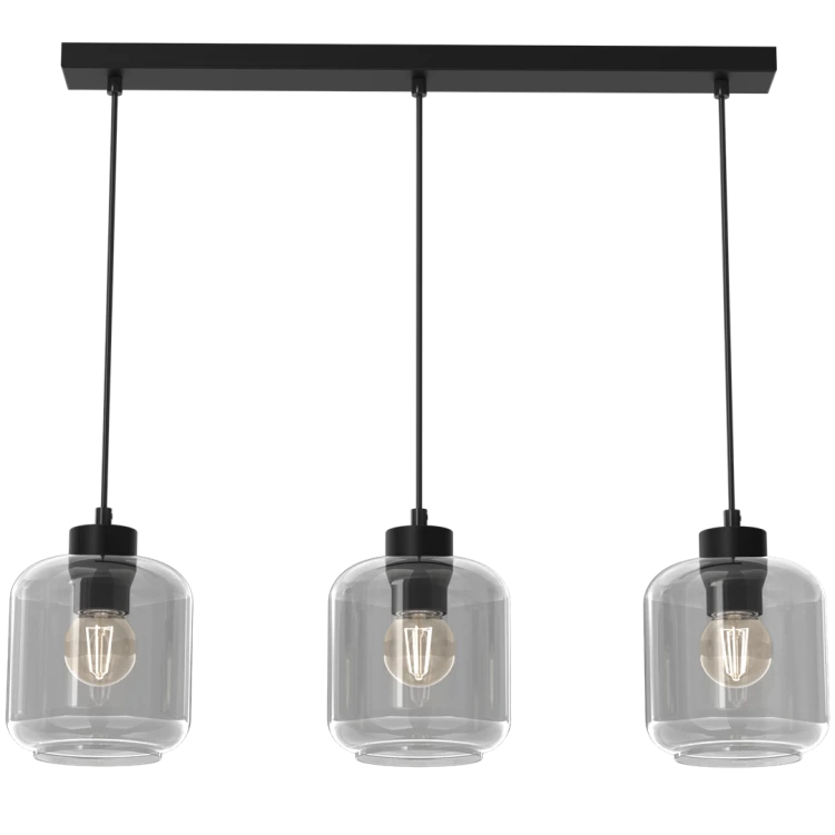 Lampa wisząca SOMBRA SMOKED  3xE27 MLP8374 Milagro