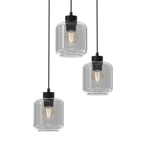 Lampa wisząca SOMBRA SMOKED 3xE27 MLP8375 Milagro