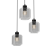 Lampa wisząca SOMBRA SMOKED 3xE27 MLP8375 Milagro