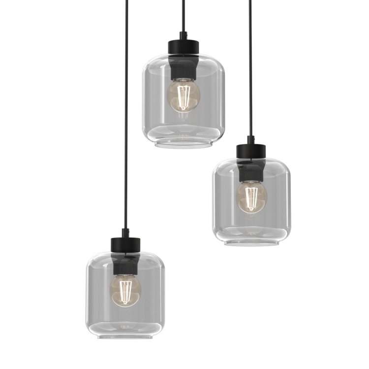 Lampa wisząca SOMBRA SMOKED 3xE27 MLP8375 Milagro