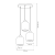 Lampa wisząca SOMBRA SMOKED 3xE27 MLP8375 Milagro