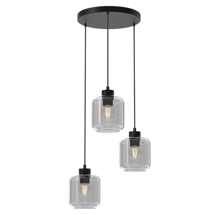 Lampa wisząca SOMBRA SMOKED 3xE27 MLP8375 Milagro