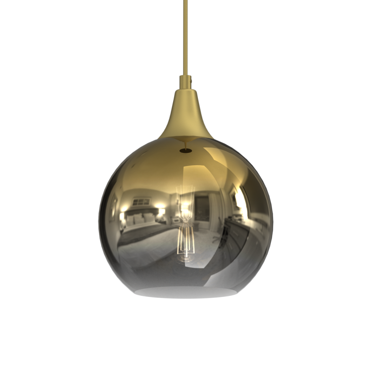 Lampa wisząca MONTE GOLD fi 200 1xE27 MLP8400 Milagro