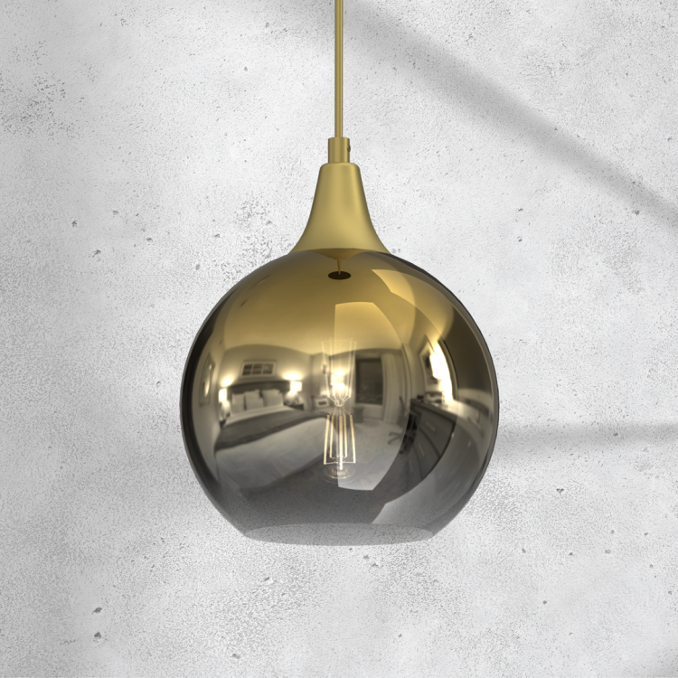 Lampa wisząca MONTE GOLD fi 200 1xE27 MLP8400 Milagro