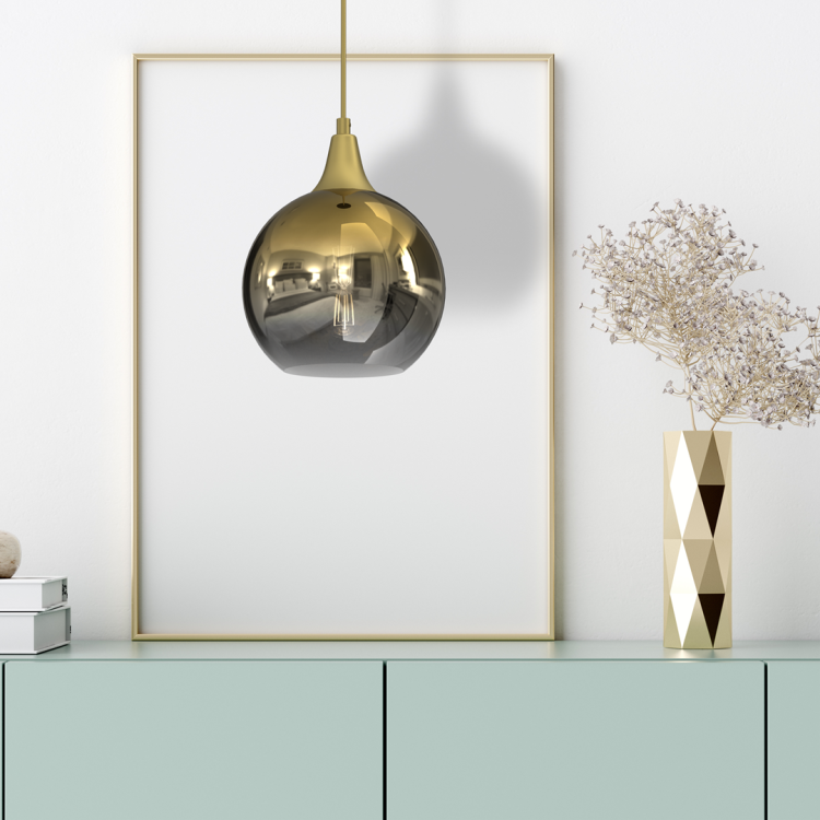 Lampa wisząca MONTE GOLD fi 200 1xE27 MLP8400 Milagro