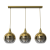 Lampa wisząca MONTE GOLD 3xE27 MLP8402 Milagro