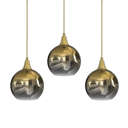 Lampa wisząca MONTE GOLD 3xE27 MLP8402 Milagro