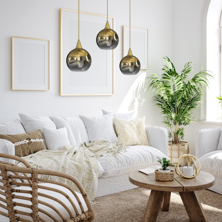 Lampa wisząca MONTE GOLD 3xE27 MLP8402 Milagro