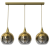 Lampa wisząca MONTE GOLD 3xE27 MLP8402 Milagro