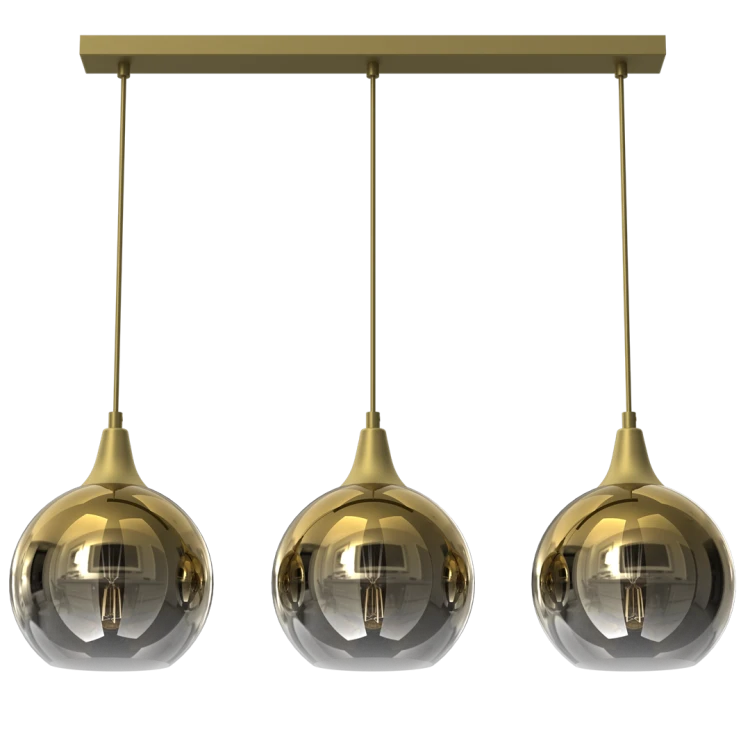 Lampa wisząca MONTE GOLD 3xE27 MLP8402 Milagro