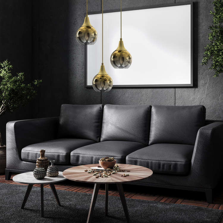 Lampa wisząca MONTE GOLD 3xE27 MLP8403 Milagro