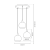Lampa wisząca MONTE GOLD 3xE27 MLP8403 Milagro